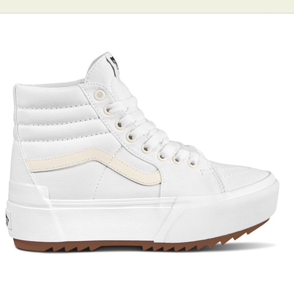 Vans WMNS Sk8-Hi Stacked (Canvas) True White
VN0A4BTWL5R Platforms Sneakers - Picture 2 of 16